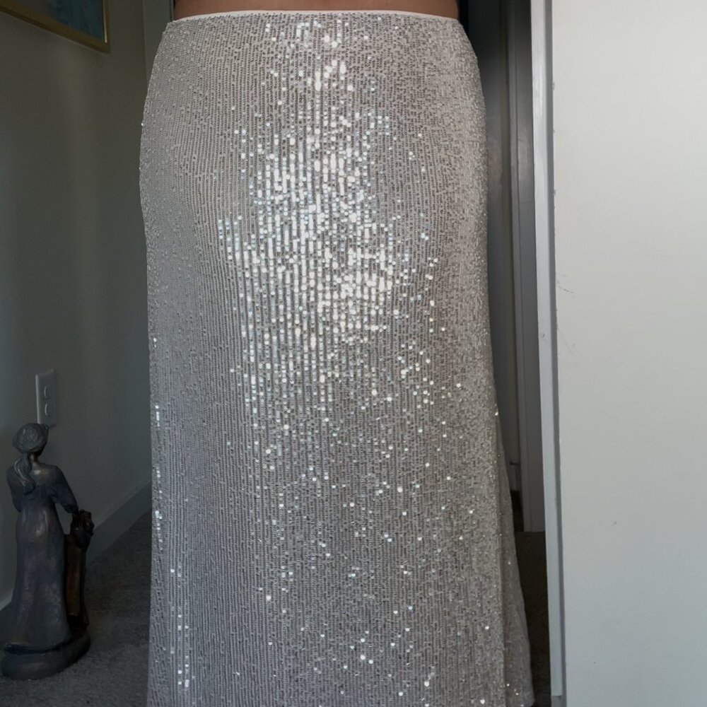 OLD NAVY SEQUIN TALL MAXI SKIRT- UNWORN